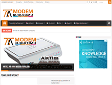 Tablet Screenshot of modemkurulumu.com